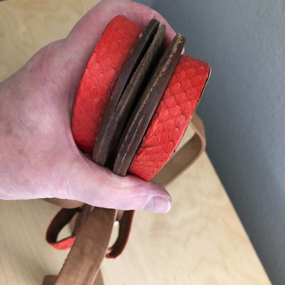 L.A.M.B. Myra Ankle Wrap Sandals - Picture 8 of 9